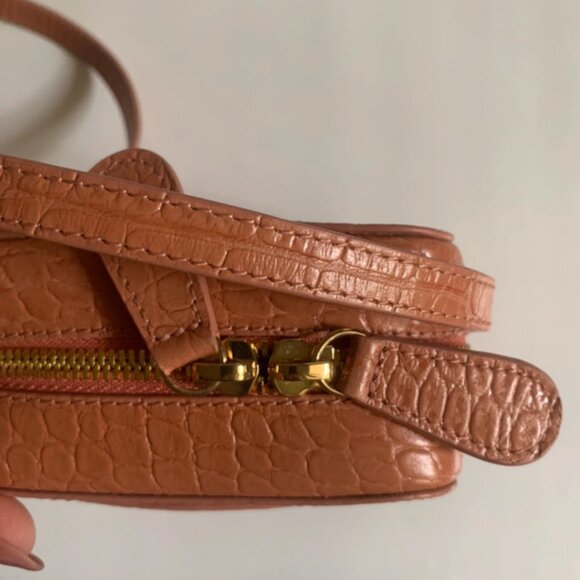 French designer A.P.C. Mini Louisette Leather Bag in Powder Pink BNWT + Dustbag - Picture 11 of 16